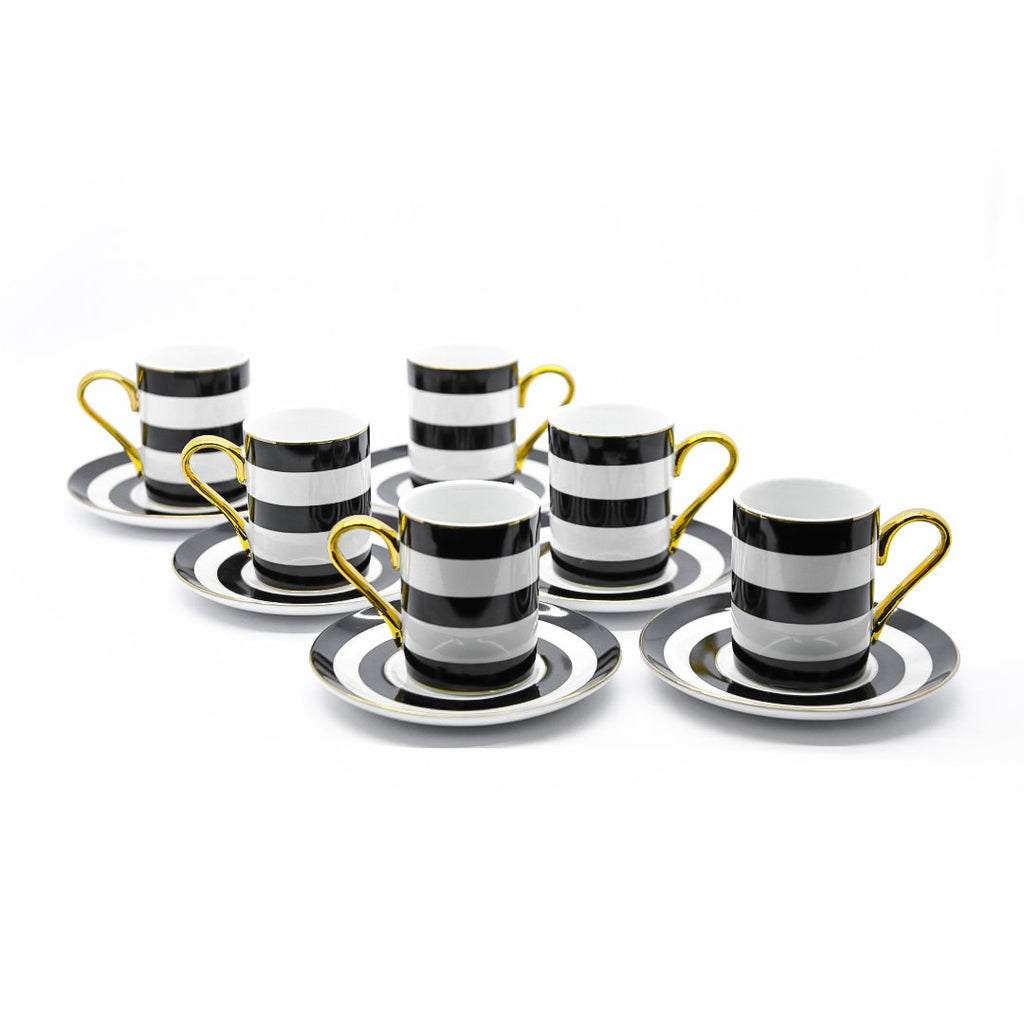 KOSOVA KGP-065 COFFEE CUP/SAUCER 6PCS SET
