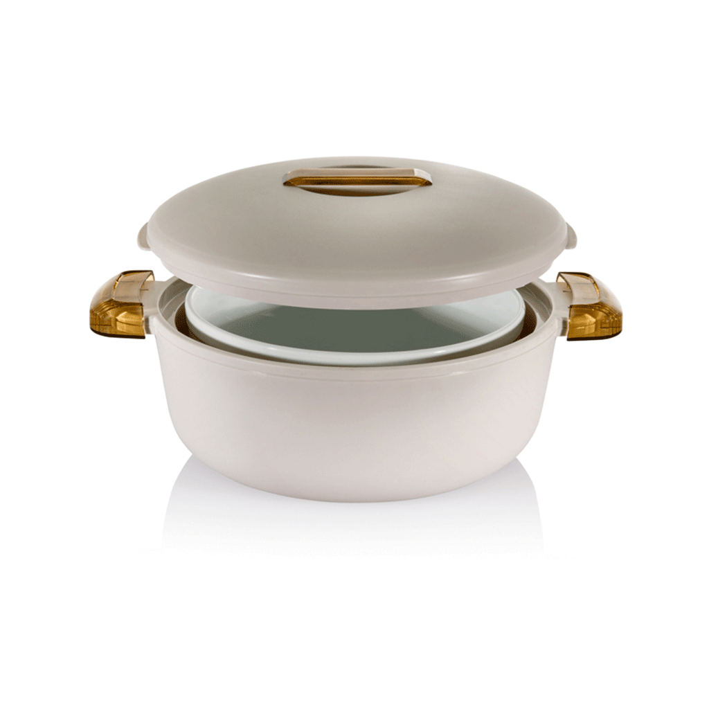 ENJOY THERMAL FOOD CARRIER COLORADO 2.3L WHITE/AMBER