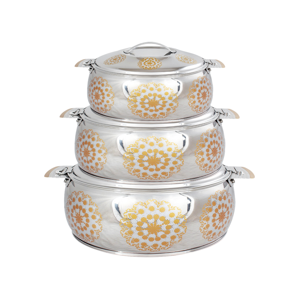 PUNJAB BENTLEY HOTPOT W/G.S. 3PC SET 25-30-35CM BHPGS-25-30-35