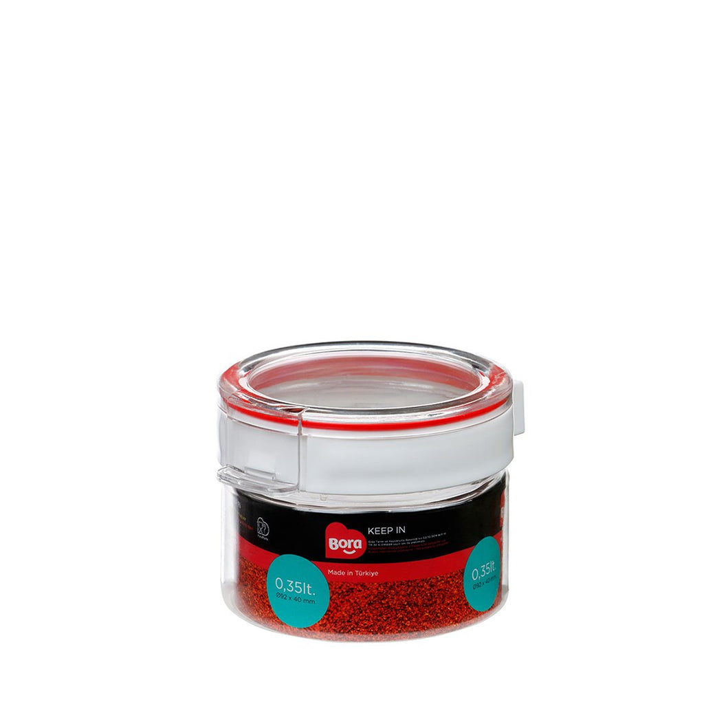 PET ROUND STORAGE 0.35Lt. JAR 89MM BO2220