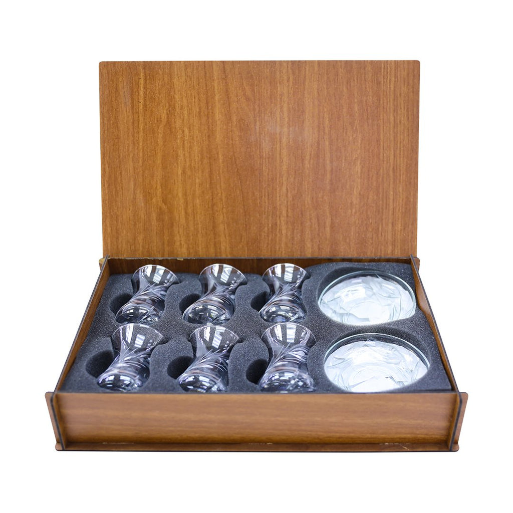 ENES CAM TEA SET W/B G/T ES-TS3