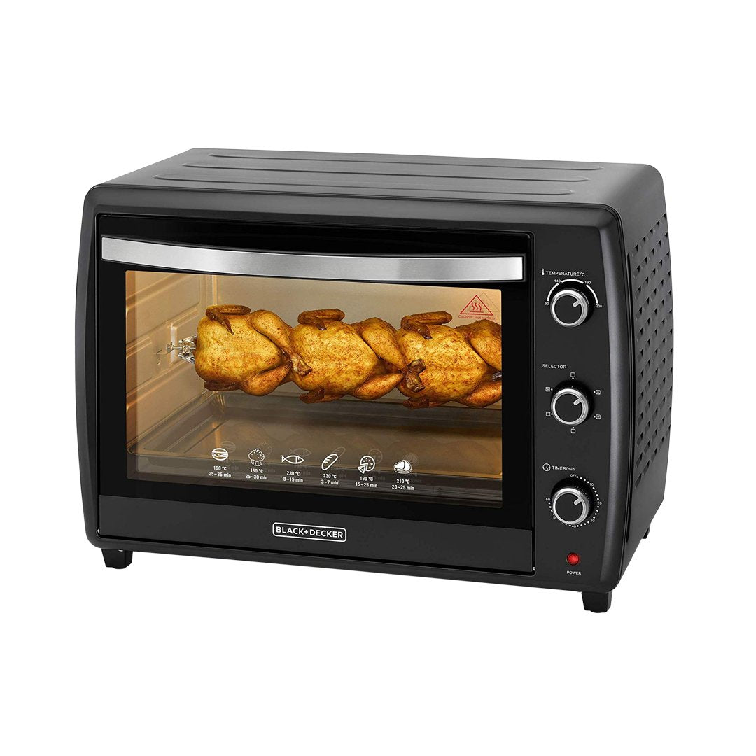 Black Decker 70 Liters 2200 Watts Oven Toaster With Rotisserie