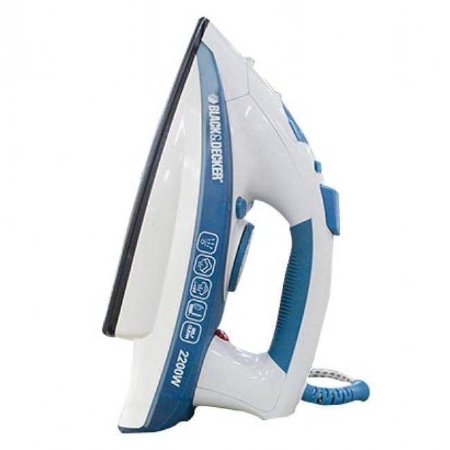 Black + Decker Steam Iron, 2400 Watt, Blue - X2150