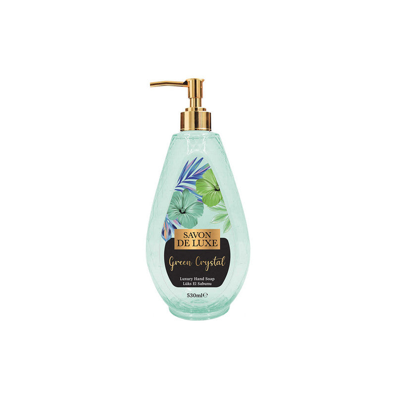 Savon De Luxe 530 Ml Luxury Hand Wash -  Green Crystal