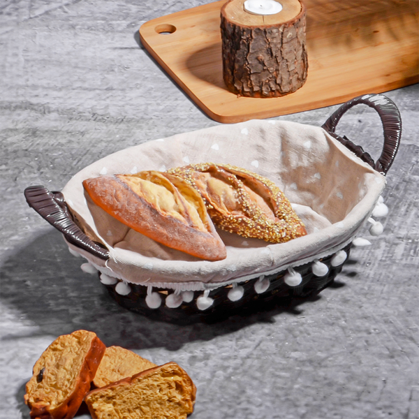 Kosova Plastic Bread Basket Oval | '01041 | Cooking & Dining | Containers & Bottles, Cooking & Dining |Image 1