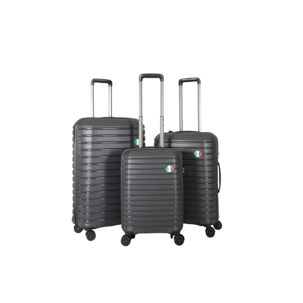 Francesco Ferellino Luggage Dark Grey - Multiple Sizes | 1FF0106633-120 | Luggage | Hard Luggage, Luggage, New Arrivals |Image 1