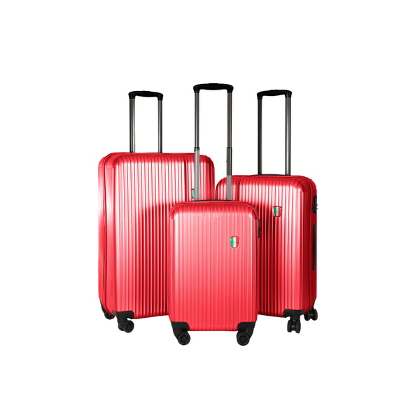 Francesco Ferellino Luggage Burgundy - Multiple Sizes | 1FF010668PCFLM3-035PA | Luggage | Hard Luggage, Luggage, New Arrivals |Image 1