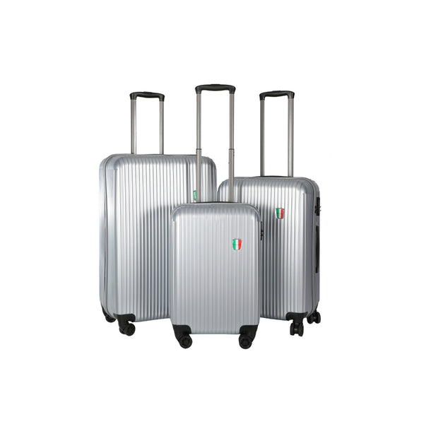 Francesco Ferellino Luggage Grey - Multiple Sizes | 1FF010668PCFLM3-020PA | Luggage | Hard Luggage, Luggage, New Arrivals |Image 1