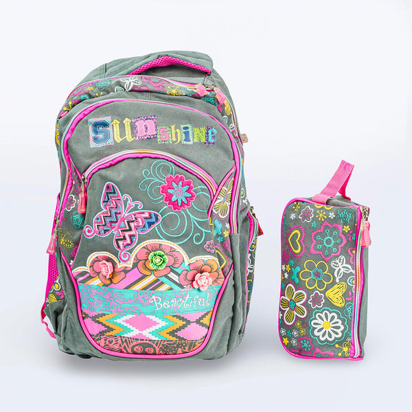Fj School Bag Backpack Glossy Bird - Assorted Colors