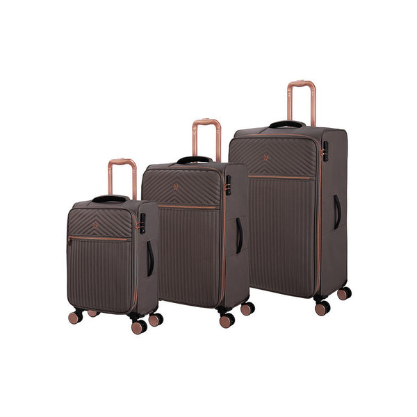 It Luggage Warm Rock 3 Piece Trolley Set