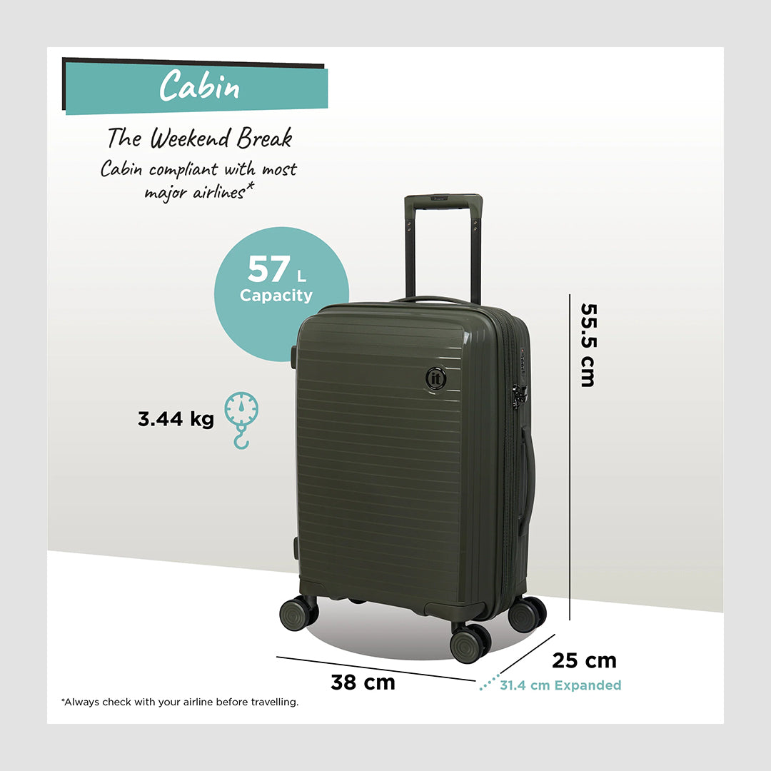It Luggage Expandable Suitcase Olive Night Cabin | 15288108-TB10253 | Luggage | Hard Luggage, Luggage |Image 4