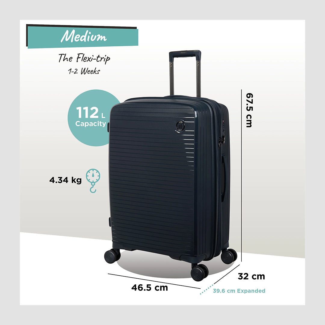 It Luggage Expandable Suitcase Navy Medium | 15288108-TB10444 | Luggage | Hard Luggage, Luggage |Image 4