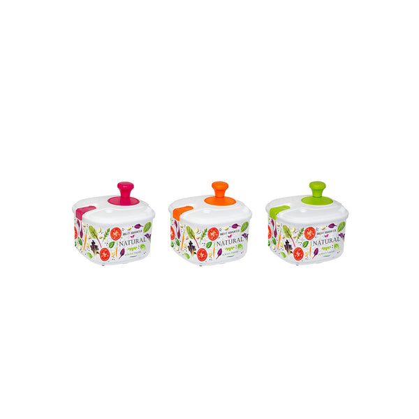 Herevin 4.2 Liter Decorated Salad Spinner - Assorted Colors