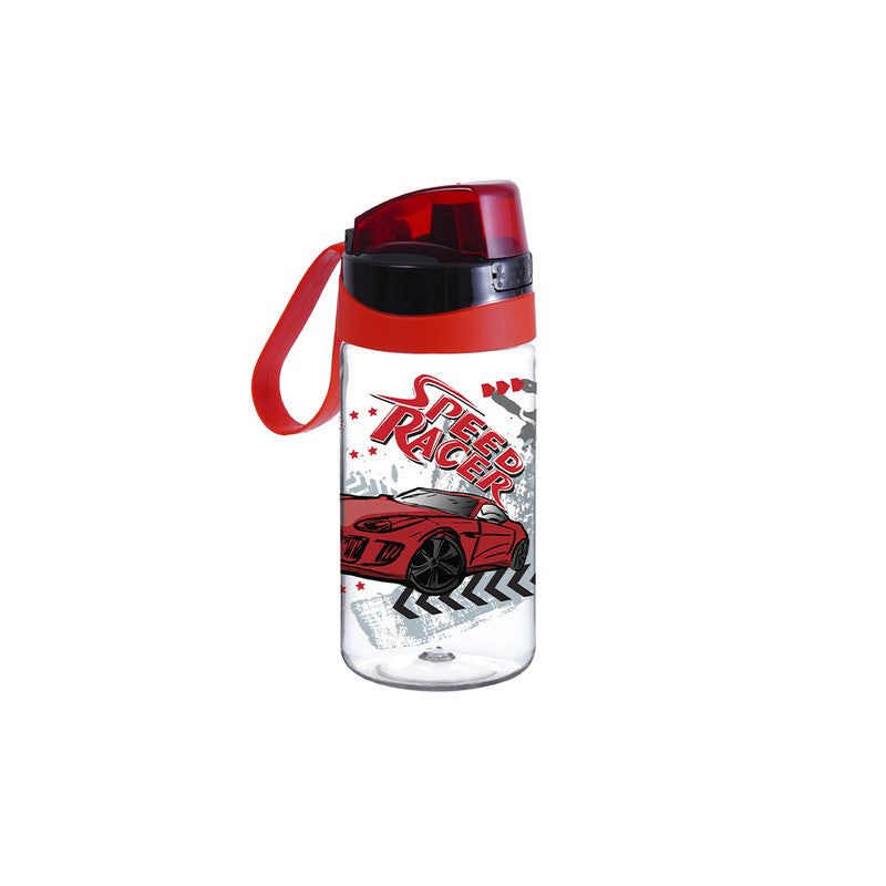 Herevin 460cc Bottle With Straw & Rope - Speed Racer