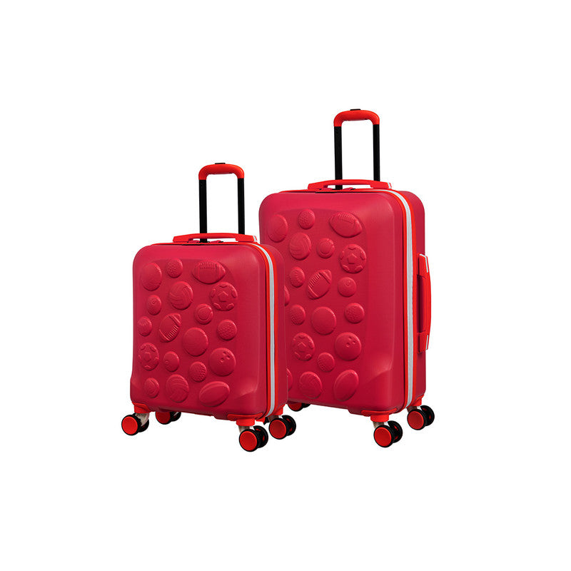 It Luggage Poppy Red Kids Trolley Set