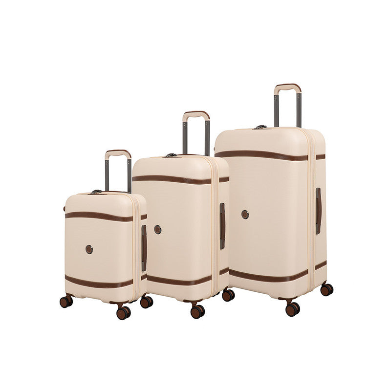 IT Luggage Extravagant 3 Piece Trolley Set – Cream