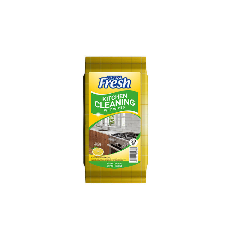 Ultra Fresh 20 Sheets Kitchen Cleaning Wet Wipes