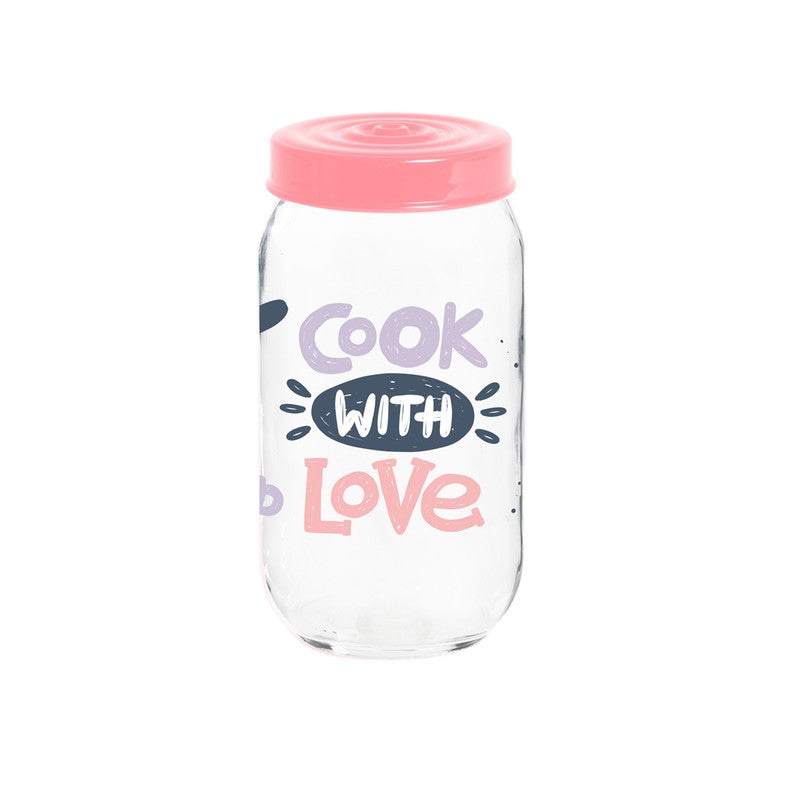 Herevin 1L Decorated Jar - Cook With Love