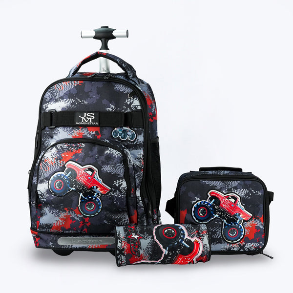 Fj School Bag Trolley Set 18" - Assorted Colors