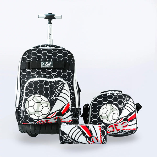 Fj School Bag Trolley 17" Set - Assorted Colors