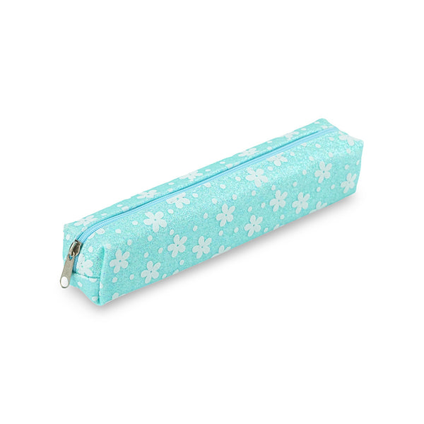Fj Glitter Flower Small Pencil Case - Assorted Colors