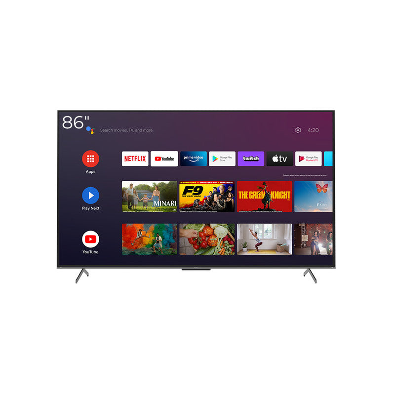 Sharp 86" UHD-4K Smart Google Tv