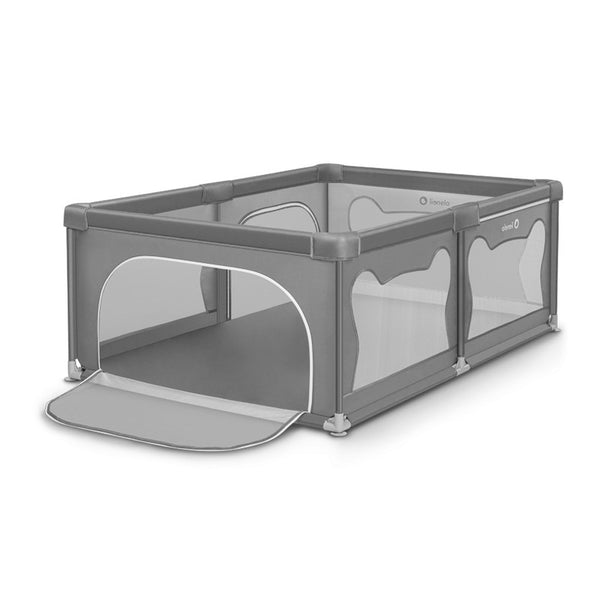 Lionelo Willow Grey Concrete Baby Playpen