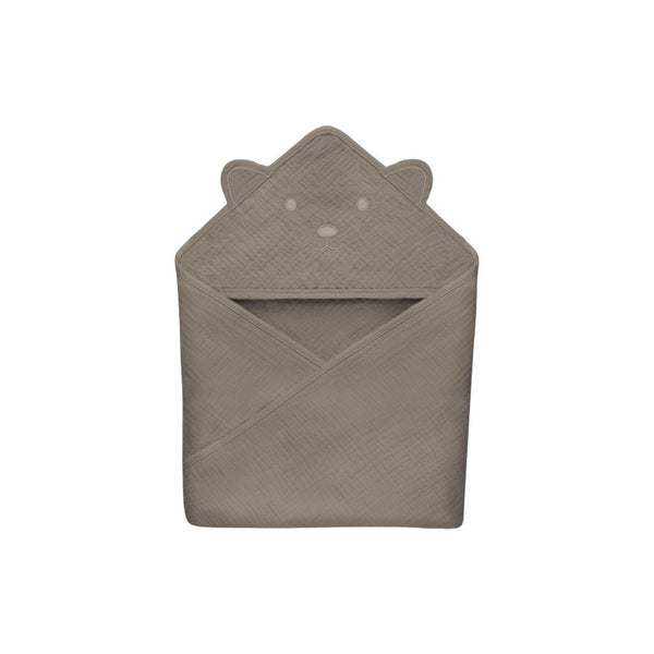 Lionelo Muslin Hooded Towel Beige Cappuccino