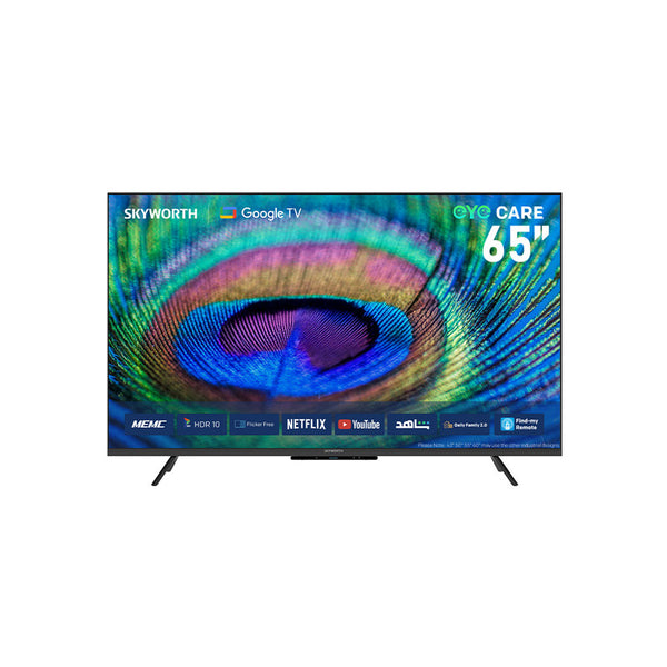 Skyworth 65” 4K LED Smart Google Tv