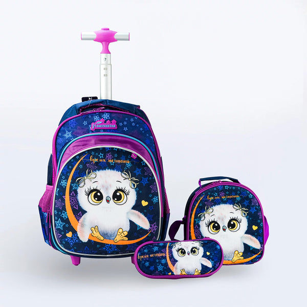 Fj School Bag Trolley Set 16"