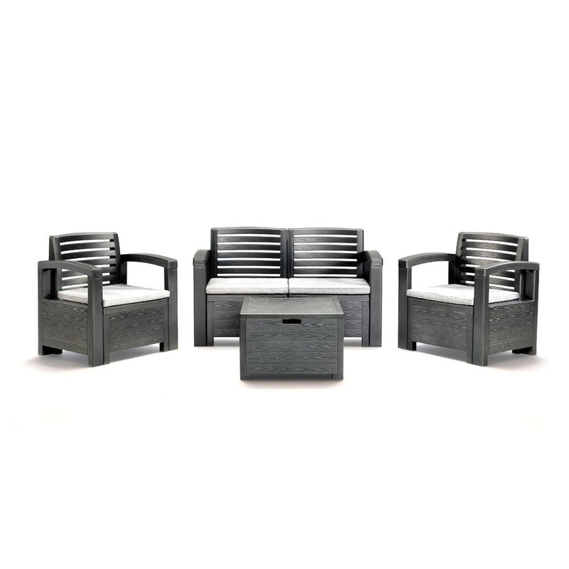 Bica Nevada 4-Seater Outdoor Set – Graphite