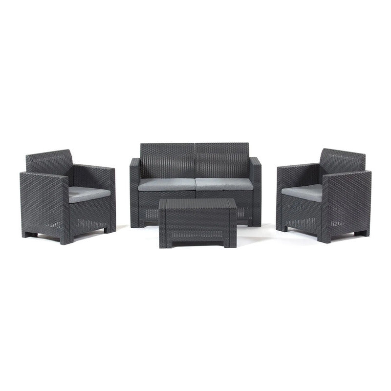 Bica Nebraska 2 Anthracite Garden Furniture Set