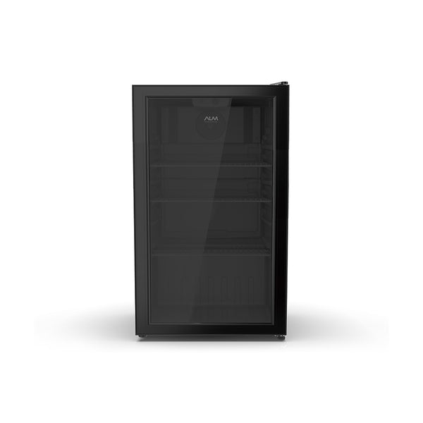 ALM 100 Liters Black Showcase Showcase Refrigerator