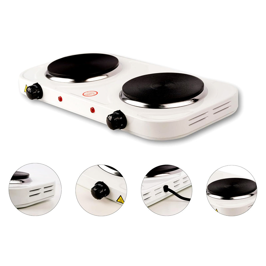 ALM 1000W Double Electric Hot Plate ALM 1000W Double Electric Hot Plate