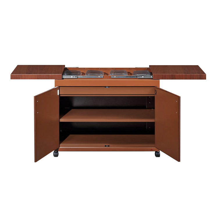 ALM 4 Plates Food Warmer & Hostess Trolley Almuftah Center