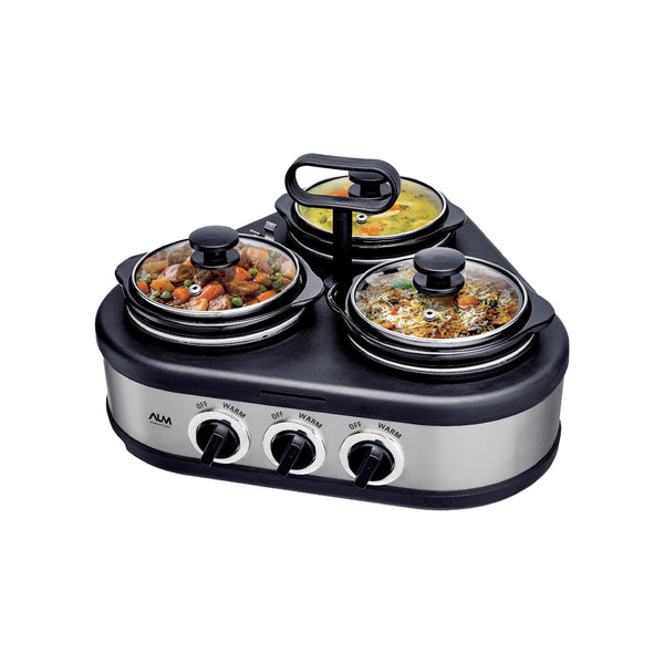 ALM 3 Pot Buffet Food Warmer – 120W