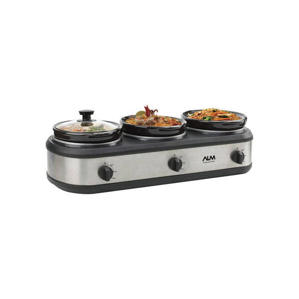 ALM 3 Pot Slow Cooker and Buffet Server – 405W