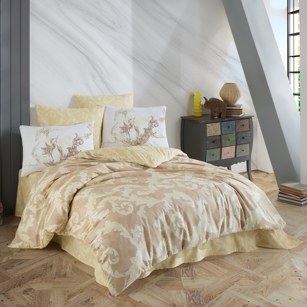 Ozanteks 6 Pieces Cream Comforter Set | AVANGARDE | Home & Linen | Comforters, Home & Linen |Image 1