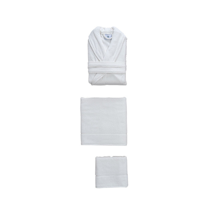 Per La Casa 3 Pieces Premium Bathrobe Set - New Pebble Per La Casa 3 Pieces Premium Bathrobe Set - New Pebble