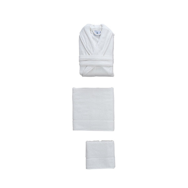 Per La Casa 3 Pieces Premium Bathrobe Set - New Pebble