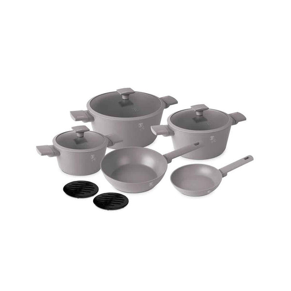 Berlingerhaus 10 Pieces Cookware Set  - Taupe