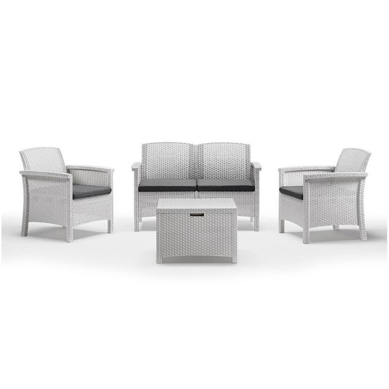 Bica Venezia 2 White Garden Furniture Set