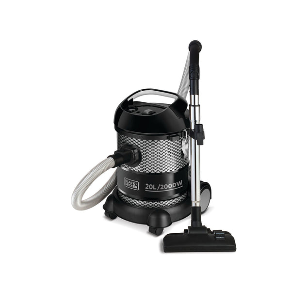 Black+Decker Drum Vacuum Cleaner 20 Liters 2000 Watts