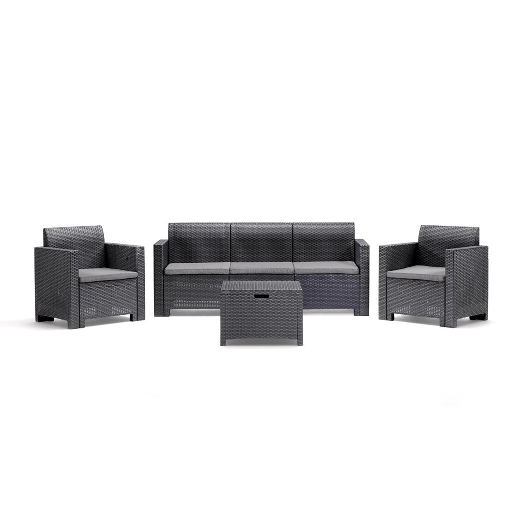 Bica Nebraska 5-Seater Outdoor Set – Graphite