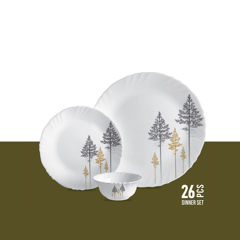 Cello Imperial Dinner Set 26Pcs Golden Pine Cello Imperial Dinner Set 26Pcs Golden Pine
