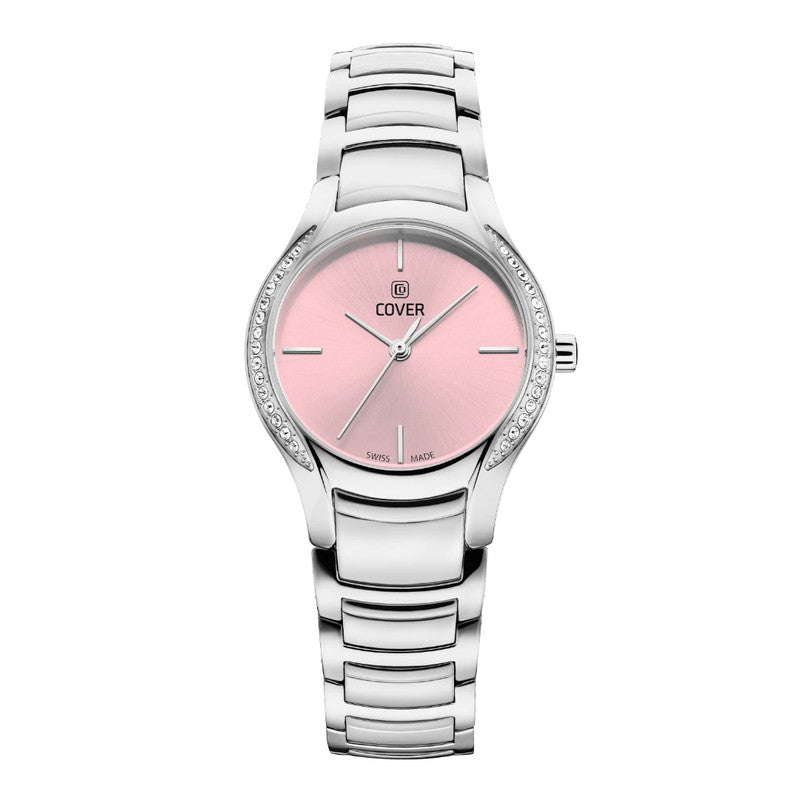 COVER Sandara Stainless Steel Rose Silver Women’s Watch