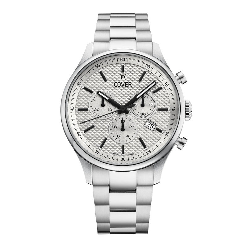 COVER Chapman Chrono II Stainless Steel Silver Men’s Chronograph Watch