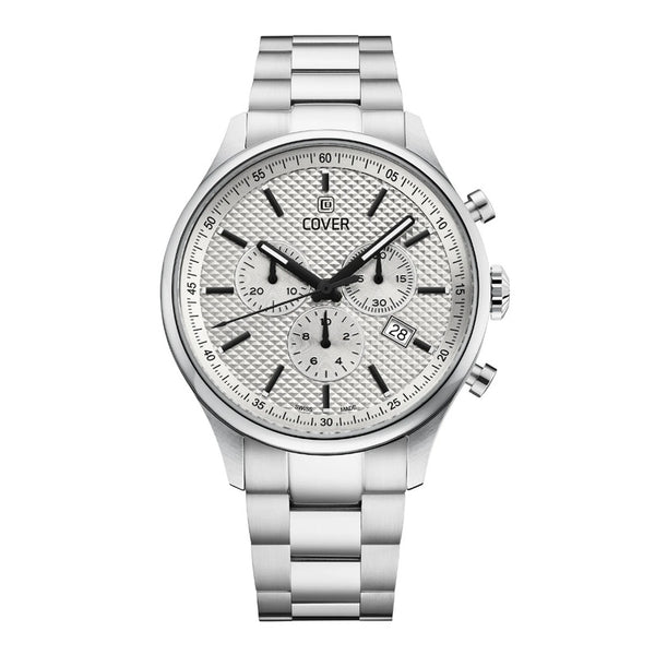 COVER Chapman Chrono II Stainless Steel Silver Men’s Chronograph Watch