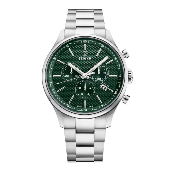 COVER Chapman Chrono II Stainless Steel Green Silver Men’s Chronograph Watch
