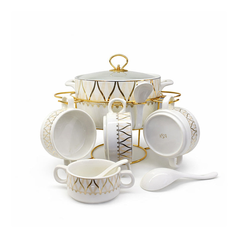 Red Cherry 16 Pcs Soup Set